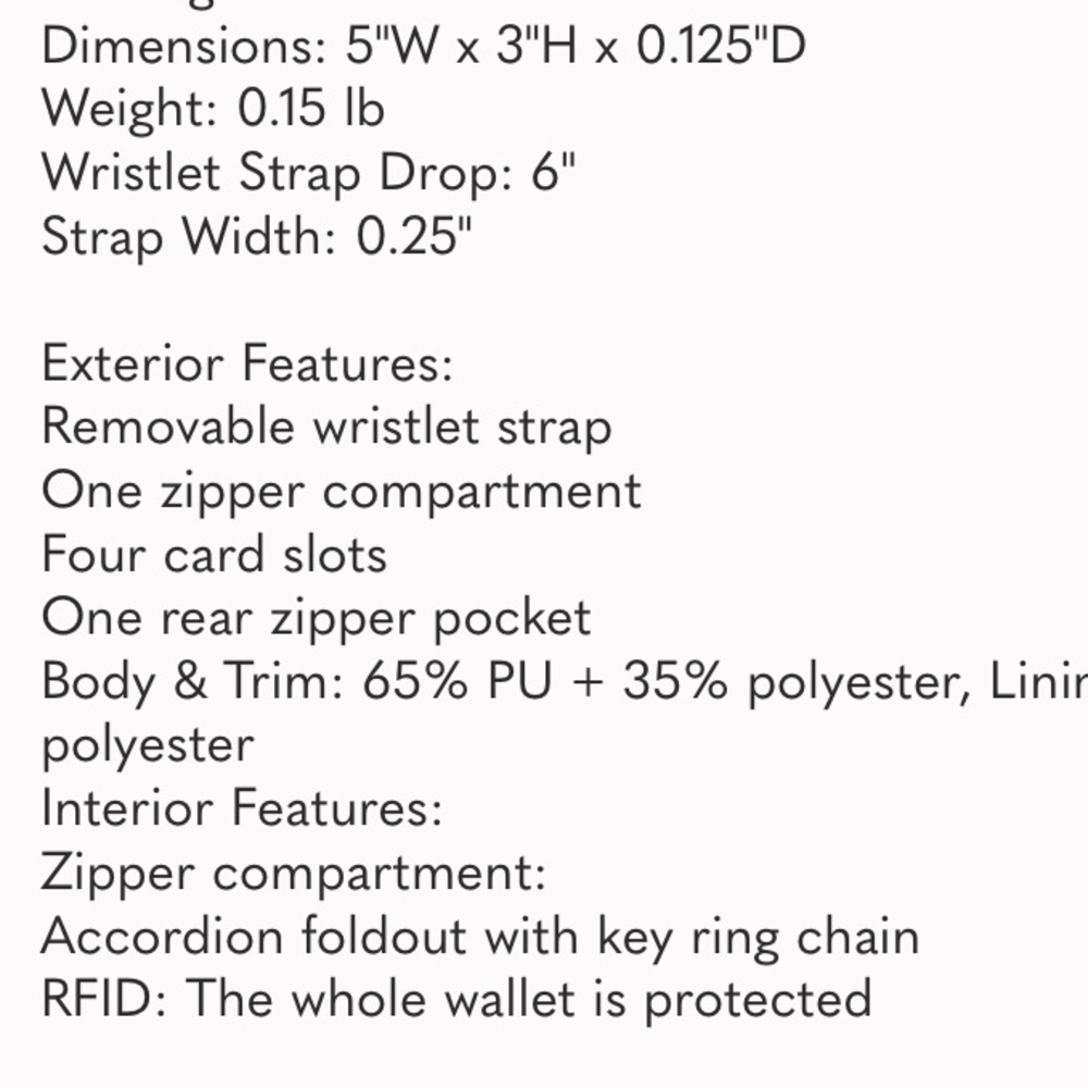 LUG TWIRL Matte Luxe VL RFID Wristlet NWT (Ruby Red) - Picture 4 of 4